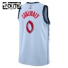 NBA Børn Trøje Washington Wizards Bilal Coulibaly 2024-25 Nike City Edition Blå Swingman